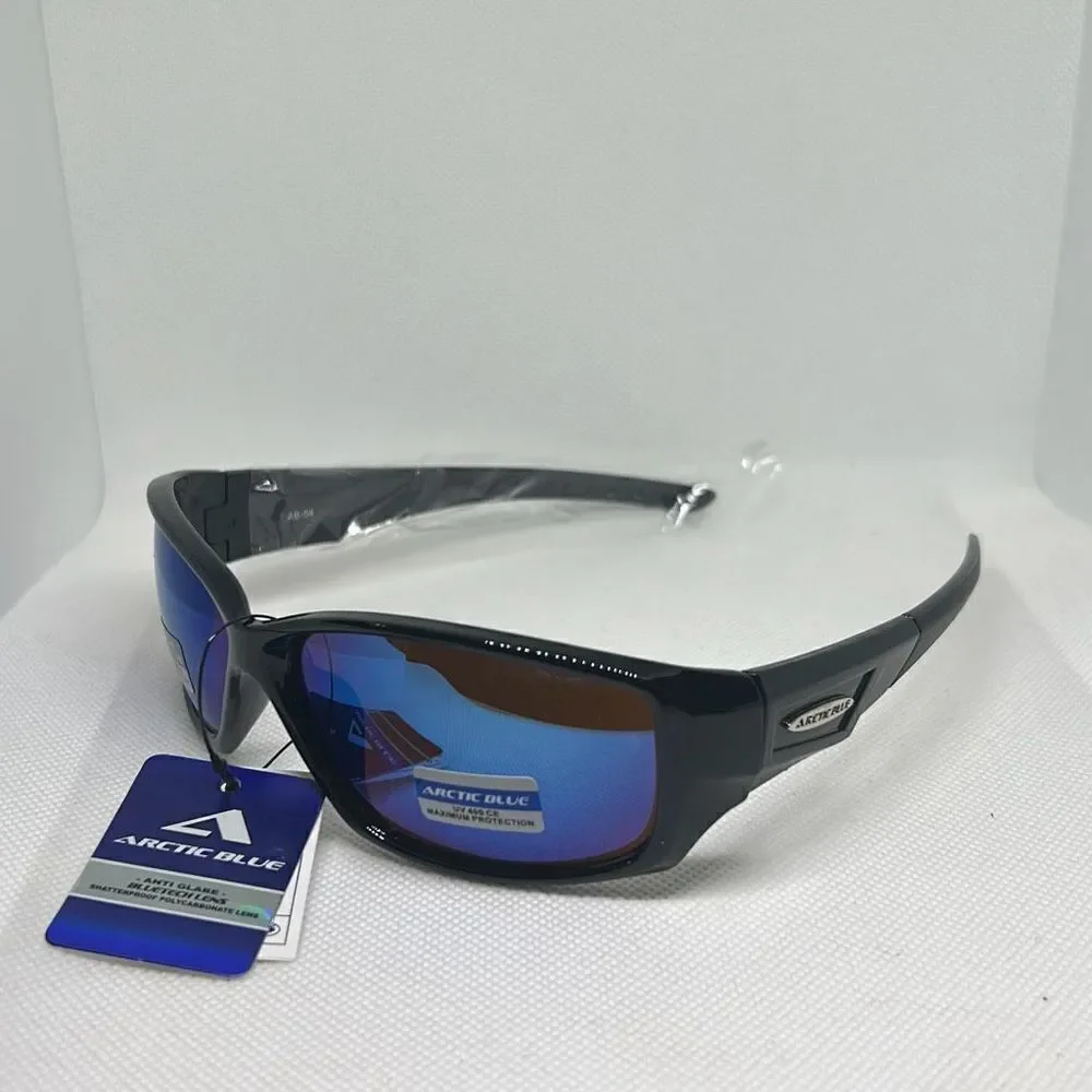 Arctic Blue Mirrored Sunglasses